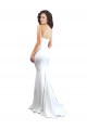 Stretch Crepe Mermaid Long Sleeveless Low Back Formal Evening Gown / Prom Dress / Bridesmaid Dress Glasgow