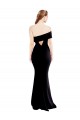 Stretch Crepe Mermaid Long Sleeveless Keyhole Back Prom Dresses Glasgow