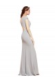 Stretch Crepe A-Line Sleeveless Dark Navy Formal Evening Gown / Prom Dress / Bridesmaid Dress Glasgow