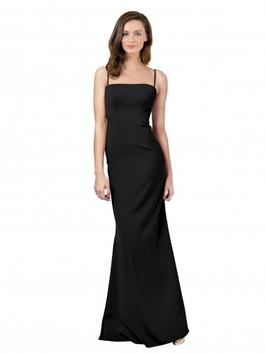 Stretch Crepe Sheath Long Sleeveless Open Back Formal Evening Gown / Prom Dress / Bridesmaid Dress Glasgow