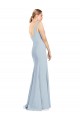 Stretch Crepe Trumpet Trumpet Sleeveless Light Sky Blue Bridesmaid Dress / Formal Dress Glasgow