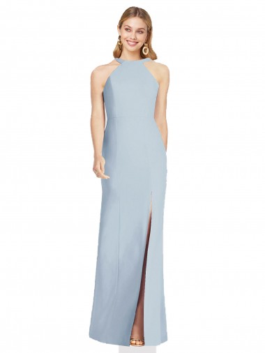 Stretch Crepe Trumpet Long Sleeveless Backless Formal Evening Gown / Bridesmaid Dress Glasgow