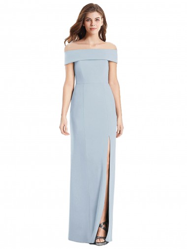 Stretch Crepe Trumpet Long Sleeveless Formal Dress / Bridesmaid Dress Glasgow