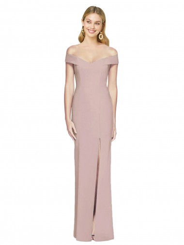 Stretch Crepe Trumpet Long Sleeveless Criss Cross Back Semi Formal Evening Dress / Prom Dress / Bridesmaid Dress Glasgow