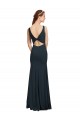 Stretch Crepe Mermaid Long Sleeveless Open Back Prom Dress / Bridesmaid Dress Glasgow