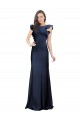 Stretch Crepe Mermaid Long Sleeveless Keyhole Back Prom Dress / Bridesmaid Dress Glasgow