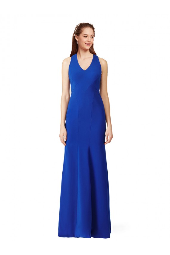 Stretch Crepe Mermaid Long Sleeveless Formal Evening Gown / Prom Dress / Bridesmaid Dress Glasgow
