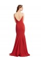 Stretch Crepe Mermaid Long Sleeveless Open Back Formal Evening Gown / Prom Dress / Bridesmaid Dress Glasgow