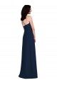 Stretch Crepe Trumpet Long Sleeveless Criss Cross Open Back Semi Formal Evening Dress / Bridesmaid Dress Glasgow