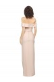 Stretch Crepe Mermaid Long Sleeveless Low Back Daring Side Slit Prom Dresses Glasgow