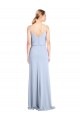Stretch Crepe Sheath Long Sleeveless V-Back Formal Dress / Bridesmaid Dress Glasgow