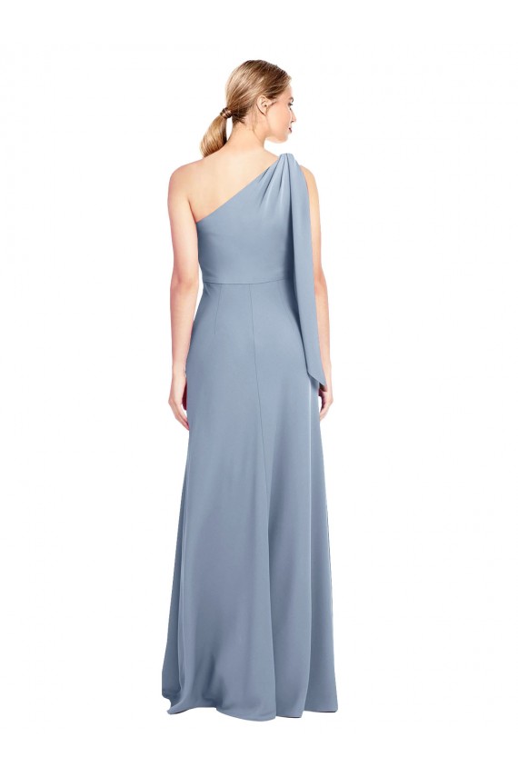 Stretch Crepe Sheath Long Flutter Sleeves Formal Dress / Bridesmaid Dress Glasgow