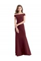 Stretch Crepe Sheath Sheath Sleeveless Burgundy Gold Prom Dress / Bridesmaid Dress Glasgow