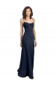 Stretch Crepe Sheath Long Sleeveless Low Back Formal Dress / Bridesmaid Dress Glasgow