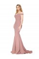 Stretch Crepe Mermaid Sweep Train Sleeveless Formal Evening Gown / Prom Dress / Bridesmaid Dress Glasgow