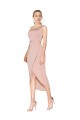 Stretch Crepe Mermaid Knee Length Sleeveless Formal Dress / Bridesmaid Dress Glasgow