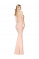 Stretch Crepe Mermaid Long Sleeveless Formal Dress / Bridesmaid Gowns Glasgow