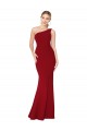 Stretch Crepe Mermaid Mermaid Sleeveless Burgundy Formal Evening Gown / Prom Dress / Bridesmaid Dress Glasgow