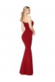 Stretch Crepe Mermaid Mermaid Sleeveless Burgundy Formal Evening Gown / Prom Dress / Bridesmaid Dress Glasgow
