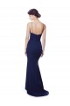 Stretch Crepe Mermaid Long Sleeveless Open Back Formal Dress / Bridesmaid Dress Glasgow