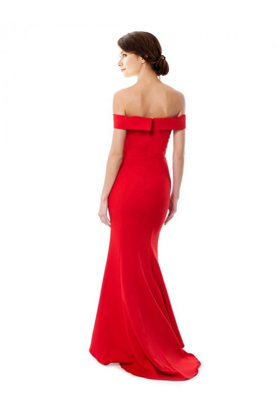 Stretch Crepe Mermaid Long Sleeveless Formal Evening Dress / Prom Dress / Bridesmaid Dress Glasgow