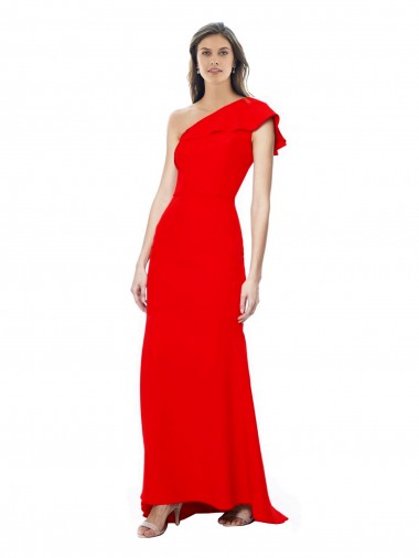 Stretch Crepe Mermaid Long Sleeveless Party Dress / Bridesmaid Dress Glasgow