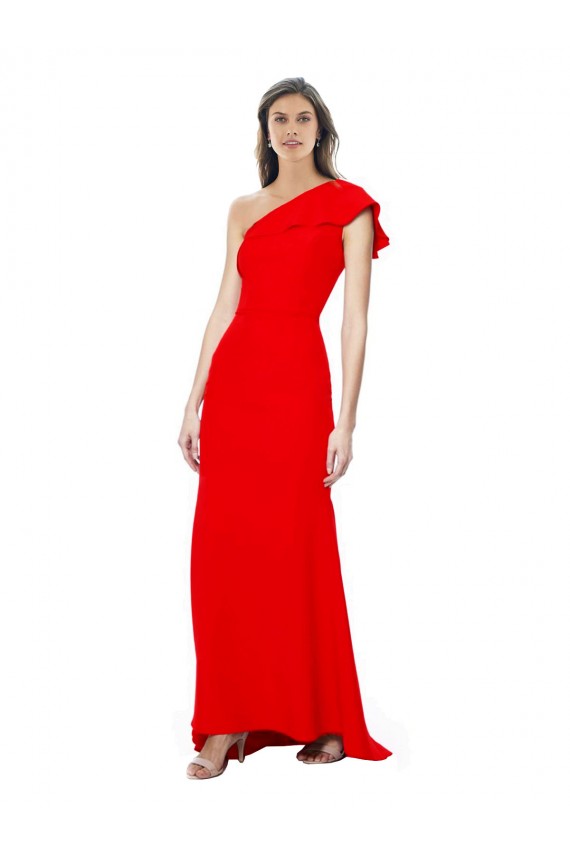 Stretch Crepe Mermaid Long Sleeveless Party Dress / Bridesmaid Dress Glasgow