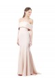 Stretch Crepe Mermaid Long Sleeveless Nude Formal Evening Gown / Prom Dress / Bridesmaid Dress Glasgow