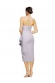 Stretch Crepe Sheath Cocktail Length Sleeveless Low Back High Low Evening Gown / Prom Dress / Bridesmaid Dress Glasgow