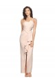 Stretch Crepe Sheath Long Sleeveless Low Back Semi Formal Evening Dress / Prom Dress / Bridesmaid Dress Glasgow