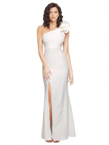 Stretch Crepe Sheath Long Sleeveless Prom Dresses Glasgow