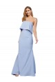 Stretch Crepe A-Line Long Sleeveless Low Back Formal Dress / Bridesmaid Dress Glasgow