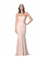 Stretch Crepe & Tulle Sheath Long Sleeveless Low Back Formal Evening Gown / Prom Dress / Bridesmaid Dress Glasgow