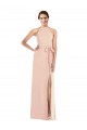 Stretch Crepe Trumpet Long Sleeveless Criss Cross Back Formal Evening Gown / Prom Dress / Bridesmaid Dress Glasgow