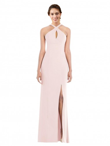 Stretch Crepe Trumpet Long Sleeveless Low Back Formal Evening Gown / Prom Dress / Bridesmaid Dress Glasgow