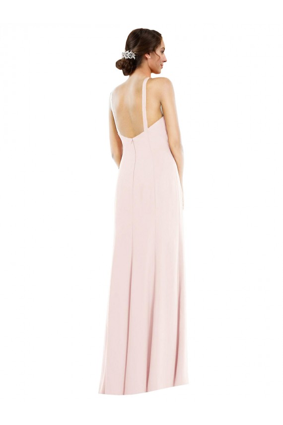 Stretch Crepe Trumpet Long Sleeveless Low Back Formal Evening Gown / Prom Dress / Bridesmaid Dress Glasgow