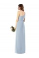 Stretch Crepe Trumpet Long Sleeveless Light Sky Blue Semi Formal Evening Dress / Prom Dress / Bridesmaid Dress Glasgow