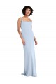 Stretch Crepe Long Sleeveless Prom Dress / Bridesmaid Dress Glasgow