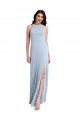 Stretch Crepe Sheath Long Sleeveless Criss Cross Open Back Formal Evening Gown / Prom Dress / Bridesmaid Dress Glasgow