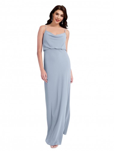 Stretch Crepe Sheath Long Sleeveless V-Back Formal Evening Gown / Prom Dress / Bridesmaid Dress Glasgow