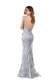 Stretch Crepe & Sequin Tulle Mermaid Mermaid Sleeveless Silver Formal Evening Gown / Prom Dress / Bridesmaid Dress Glasgow