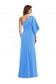 Stretch Crepe Trumpet Long Bell Sleeves Semi Formal Evening Dress / Prom Dress / Bridesmaid Dress Glasgow