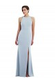 Stretch Crepe Trumpet Long Sleeveless Open Back Formal Evening Gown / Prom Dress / Bridesmaid Dress Glasgow