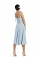 Stretch Crepe A-Line Midi Length Sleeveless Evening Gown / Prom Dress / Bridesmaid Dress Glasgow