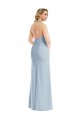 Stretch Crepe Trumpet Long Sleeveless Open Back Bridesmaid Dress / Evening Dress Glasgow