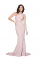 Stretch Crepe Sheath Sweep Train Sleeveless Side Slit Prom Dresses Glasgow