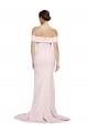 Stretch Crepe Sheath Sweep Train Sleeveless Low Back Formal Evening Gown / Prom Dress / Bridesmaid Dress Glasgow