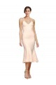 Stretch Crepe Sheath Midi Length Sleeveless Low Back Evening Gown / Prom Dress / Bridesmaid Dress Glasgow