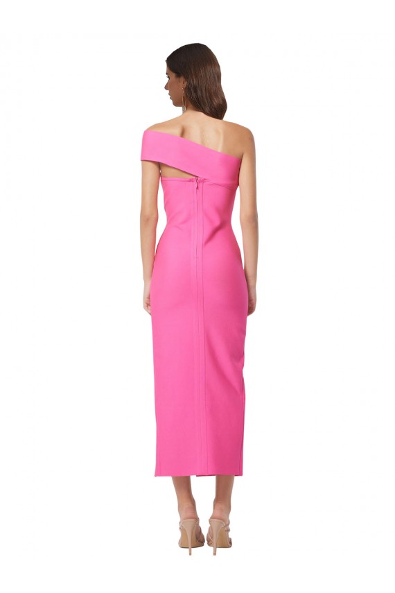 Stretch Crepe Sheath Midi Length Sleeveless Formal Evening Gown / Prom Dress / Bridesmaid Dress Glasgow