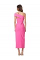 Stretch Crepe Sheath Midi Length Sleeveless Formal Evening Gown / Prom Dress / Bridesmaid Dress Glasgow